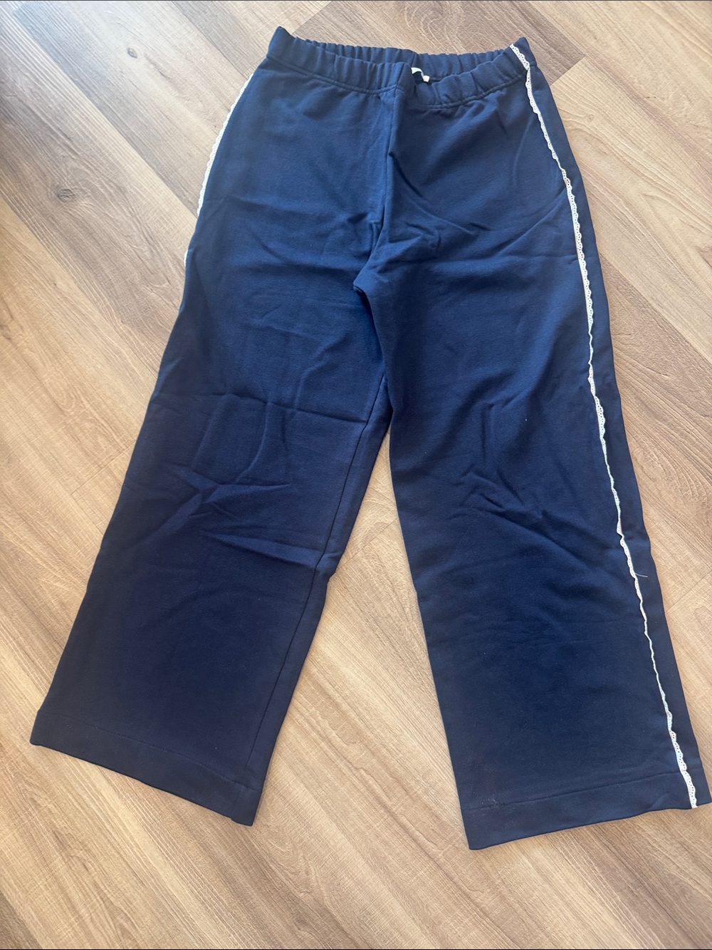 Zara pants with lace detail. NWOT.
